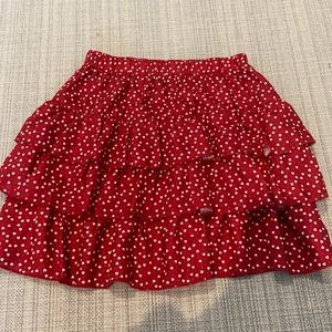 Skirt with hearts